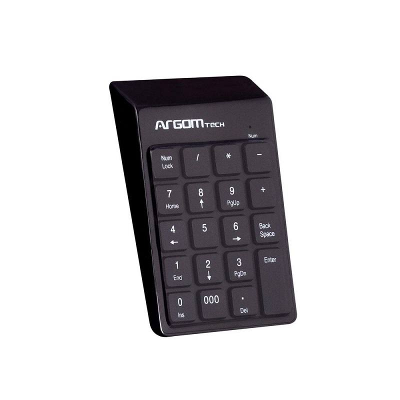 Teclado Numerico ARGOM KB76, USB Retractil,19 teclas