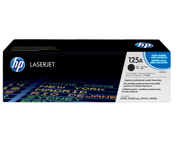 Toner HP CB540A para LaserJet 125A CP1215 / CP1515N / CP1218Ni - Negro