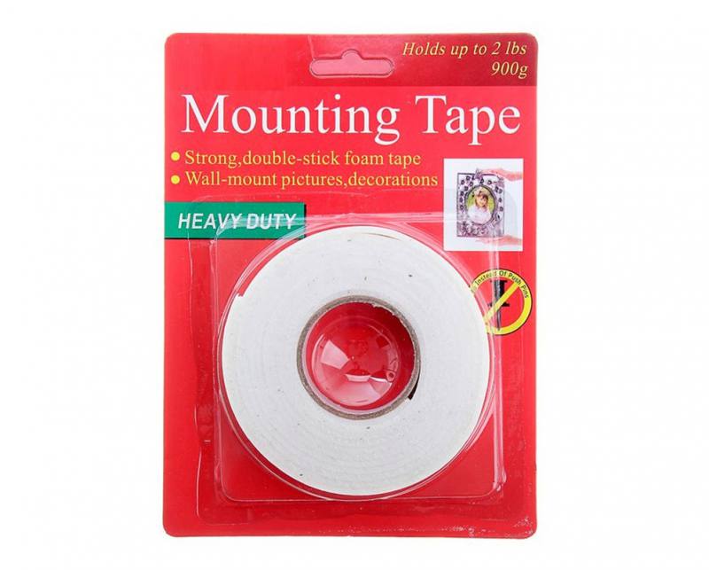 TAPE DOBLE CONTACTO BlANCO 18mm X 2.5M