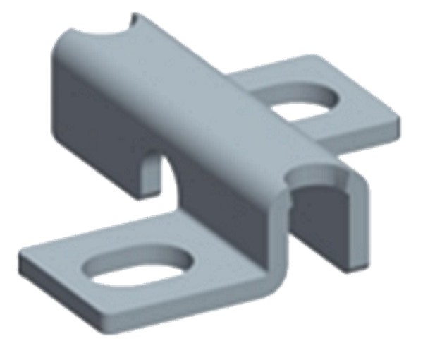Union vertical para pared Nexxt 4mm-6.0mm