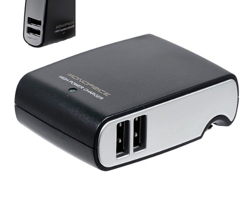 CARGADOR DE USB , CORRIENTE, 5V 2.1A SOLIDMATE 500204,4PORT