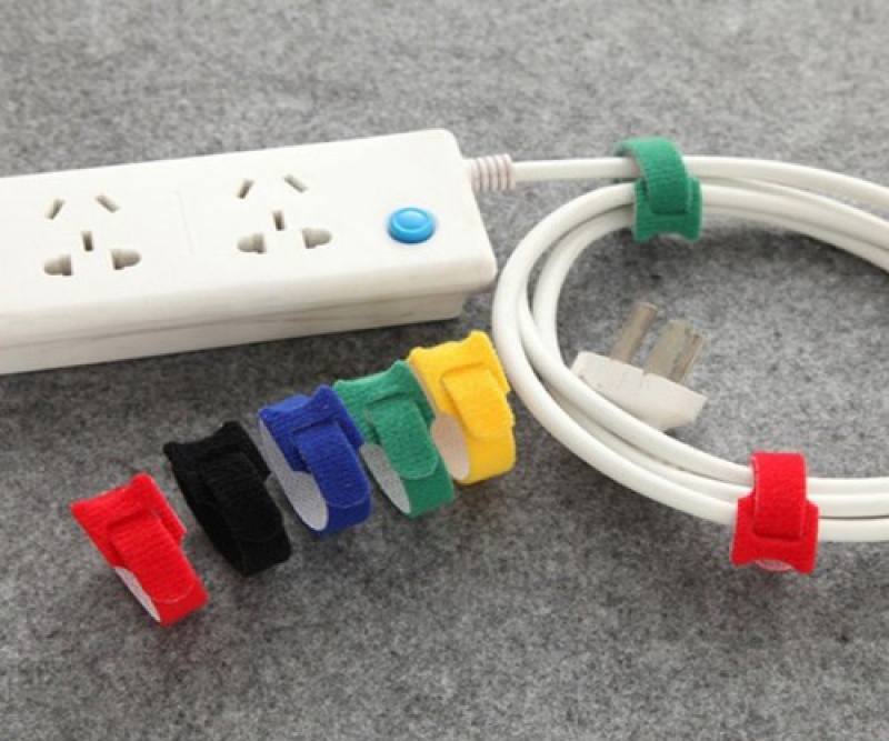 Correa para organizar cable reusable 20cm, velcro